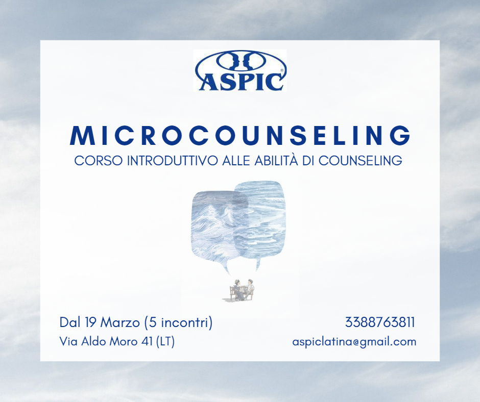 Corso di Micro Counseling 2023